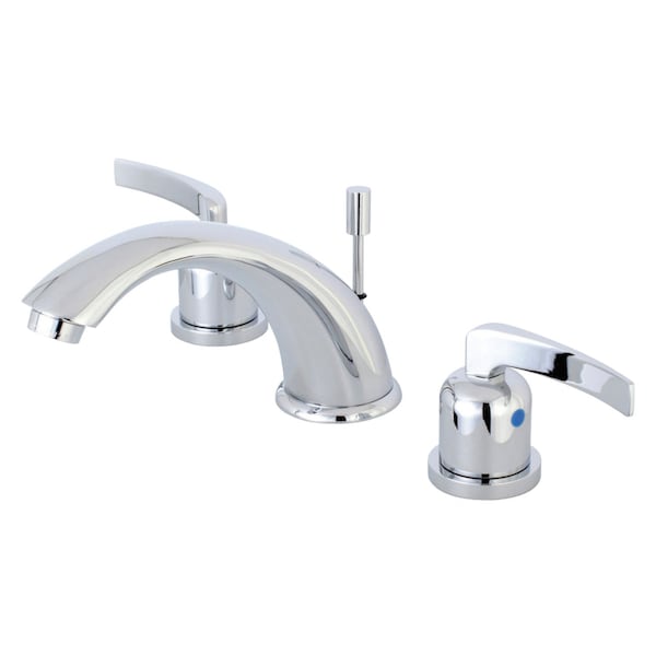 Kingston Brass KB8961EFL 8" Widespread Bathroom Faucet, Polished Chrome KB8961EFL - main